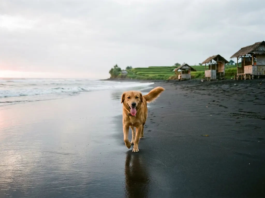 Professional dog walking and pet care in Kedungu, Bali